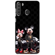 Чехол Disney Mouse Samsung Galaxy A21 (A215) (PREMIUMPrint) (Семья Маусов)