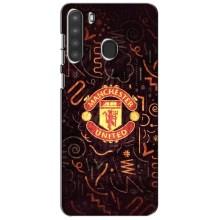 Чохол Манчестер Юнайтед для Самсунг Галаксі А21 (А215) (AlphaPrint) (емблема МЮ)