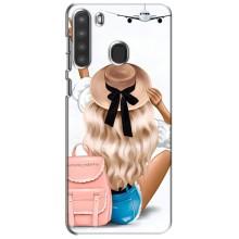 Чохол з друком для Samsung Galaxy A21 (A215) - (Мода) (AlphaPrint) (Подорож)