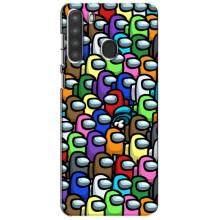 Чохли Амонг Ас для Samsung Galaxy A21 (A215) (AlphaPrint) (Убитий)