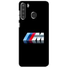Чохол для Самсунг Галаксі А21 (А215) - з принтом БМВ (AlphaPrint) (AMG)