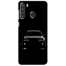 Чохол для Самсунг Галаксі А21 (А215) - з принтом БМВ (AlphaPrint) (Машина BMW)