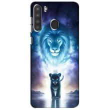 Чохол з картинкою ЛЕВ для Samsung Galaxy A21 (A215) (VPrint) (Маленький лев)