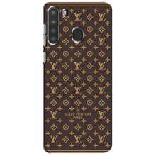 Чехол Стиль Louis Vuitton на Samsung Galaxy A21 (A215) (Фон Луи Виттон)