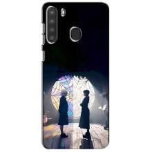 Чохли Венсдей на Samsung Galaxy A21 (A215) Уенсдей (AlphaPrint) (Венздей та Інід)