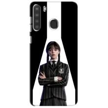 Чохли Венсдей на Samsung Galaxy A21 (A215) Уенсдей (AlphaPrint) (W-Wednesday)