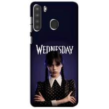 Чохли Венсдей на Samsung Galaxy A21 (A215) Уенсдей (AlphaPrint) (Wednesday)