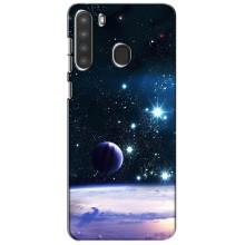 Космічні Чохли для Самсунг Галаксі А21 (А215) (VPrint) (Космічний вид)