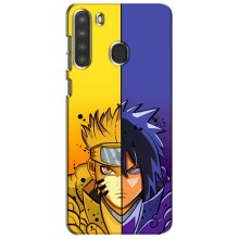 Купить Чехлы на телефон с принтом Anime для Самсунг А21 (Naruto Vs Sasuke)