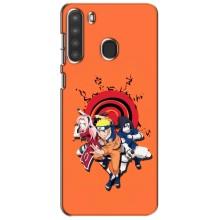 Naruto Anime Чехлы для Самсунг А21 (AlphaPrint)