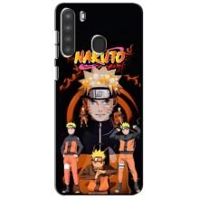 Naruto Anime Чехлы для Самсунг А21 (AlphaPrint)