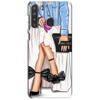 Силіконовый Чохол на Samsung Galaxy A21 (A215) з картинкой Модных девушек (Мода)