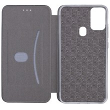 Кожаный чехол-книжка Classy для Samsung Galaxy A21s – Черный