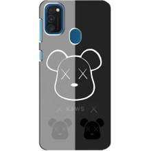 Чехлы для Samsung Galaxy A21s - Bearbrick Louis Vuitton (PREMIUMPrint) (БеарБрик глаза)