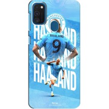Чехлы с принтом для Samsung Galaxy A21s Футболист (Erling Haaland)