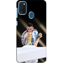 Чехлы Лео Месси Аргентина для Samsung Galaxy A21s (Кубок Мира)