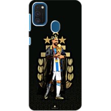 Чехлы Лео Месси Аргентина для Samsung Galaxy A21s (Месси Аргентина)
