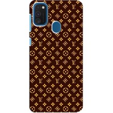 Чехлы Луи Витон для Samsung Galaxy A21s (AlphaPrint - LOUIS VUITTON) (лого LOUIS VUITTON)