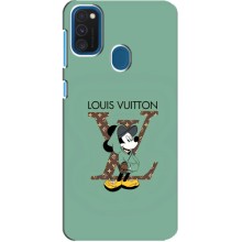 Чехлы Луи Витон для Samsung Galaxy A21s (AlphaPrint - LOUIS VUITTON) (Микки Маус LV)