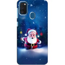 Чехлы на Новый Год Samsung Galaxy A21s – Маленький Дед Мороз