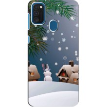 Чехлы на Новый Год Samsung Galaxy A21s – Зима
