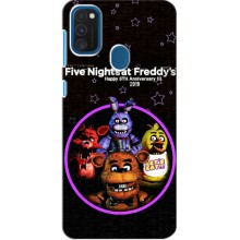Чехлы Пять ночей с Фредди для Самсунг Галакси А21с (Лого Фредди)
