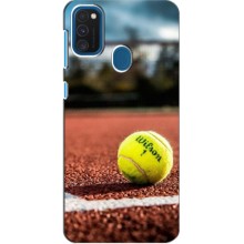 Чехлы с принтом Спортивная тематика для Samsung Galaxy A21s (Теннисный корт)
