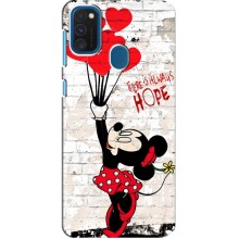 Чехол Disney Mouse Samsung Galaxy A21s (PREMIUMPrint) (Heart Minni)