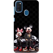 Чехол Disney Mouse Samsung Galaxy A21s (PREMIUMPrint) (Семья Маусов)