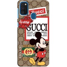 Чехол Disney Mouse Samsung Galaxy A21s (PREMIUMPrint) (Стильный Микки)