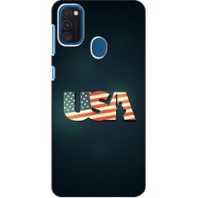 Чохол Прапор USA для Samsung Galaxy A21s – USA