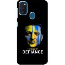 Чехол для Samsung Galaxy A21s (AlphaPrint - с принтом Зеленского) – В. Зеленский