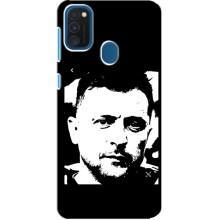 Чехол для Samsung Galaxy A21s (AlphaPrint - с принтом Зеленского) – Зеленский АРТ