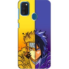 Купить Чехлы на телефон с принтом Anime для Самсунг Галакси А21с – Naruto Vs Sasuke