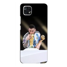 Чехлы Лео Месси Аргентина для Samsung Galaxy A22 5G (Кубок Мира)