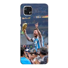 Чехлы Лео Месси Аргентина для Samsung Galaxy A22 5G (Месси король)