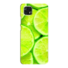 Чохли з фруктами для Samsung Galaxy A22 5G (VPrint) (Лайм)