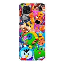 Чехлы Brawl Stars для Samsung Galaxy A22 5G (AlphaPrint) – Герої Бравл Старс