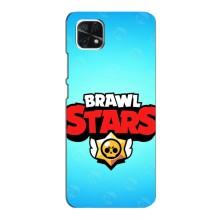 Чехлы Brawl Stars для Samsung Galaxy A22 5G (AlphaPrint) – Лого Бравл Старс