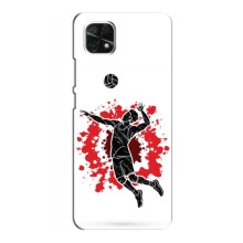 Чохли з прінтом Спортивна тематика для Samsung Galaxy A22 5G – Волейболіст