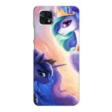 Чехол для Самсунг А22 (5G) - (Единорожки - Новинки) (AlphaPrint) (Единорожки)