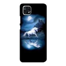 Чехол для Самсунг А22 (5G) - (Единорожки - Новинки) (AlphaPrint) (Единорог)