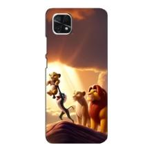 Чехол Король лев на Самсунг А22 (5G) – Рождение Симбы