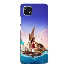Чехол с мультфильмом Моана Samsung Galaxy A22 5G (Моана и Мауи)