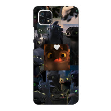 Чехол как приручить дракона на Samsung Galaxy A22 5G – Дракон коллаж