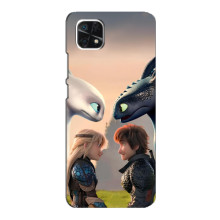 Чехол как приручить дракона на Samsung Galaxy A22 5G – Гикавка и Астрид
