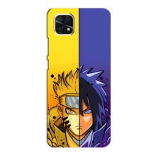 Купить Чехлы на телефон с принтом Anime для Самсунг Галакси А22 5G – Naruto Vs Sasuke
