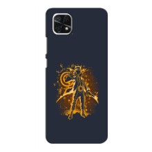 Naruto Anime Чехлы для Самсунг Галакси А22 5G (AlphaPrint) – золотой Наруто