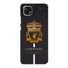 Силиконовые Чехлы принт Футбол на Samsung Galaxy A22 5G (Liverpool)