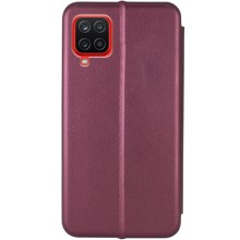 Кожаный чехол (книжка) Classy для Samsung Galaxy A22 4G / M32 – Бордовый